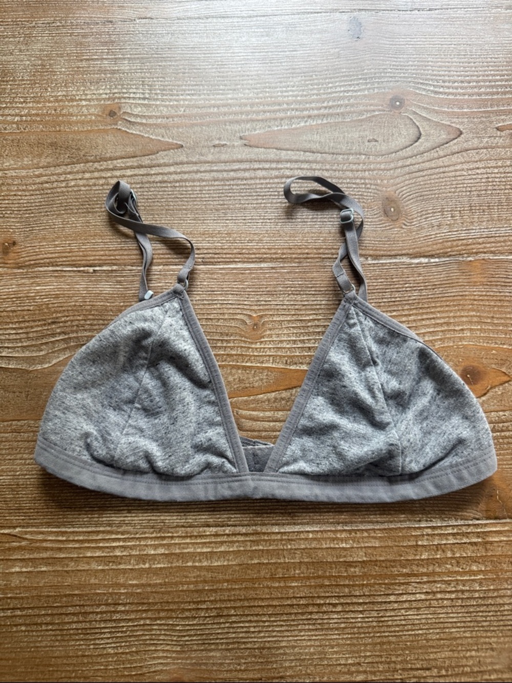 Talula Heather Gray Triangle Bralette